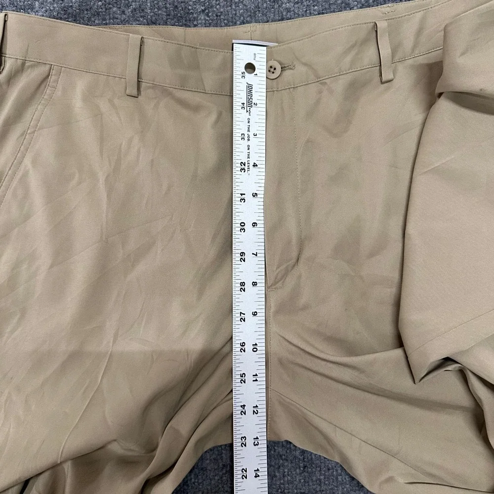 Nike Golf Pants Mens Size 34x32 Beige Dri-Fit Athletic Casual Khaki Trousers